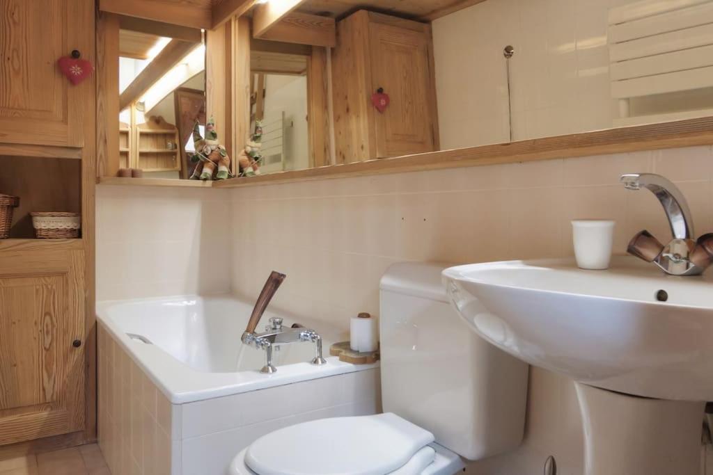 Duplex Chaleureux Au Coeur De Megeve 2 P Daire Dış mekan fotoğraf